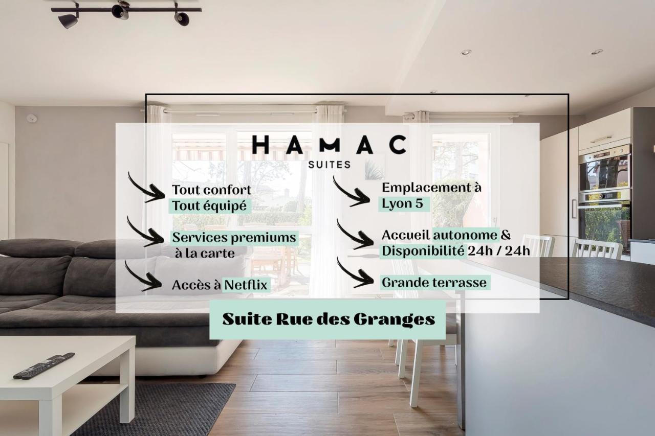 Suite Granges En Rez-De-Jardin Pour 4 Voyageurs Lyon Exterior photo